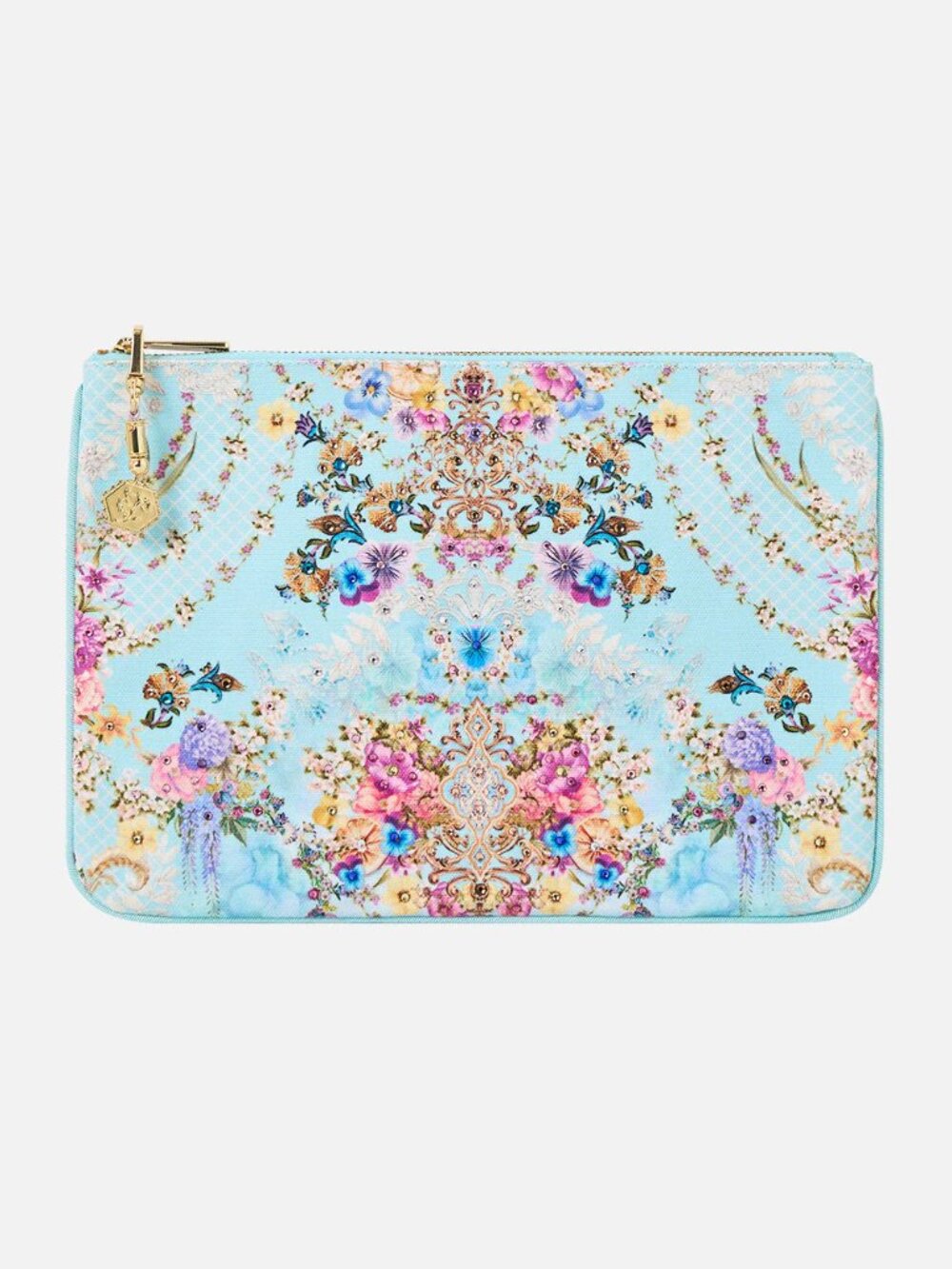 Camilla Bazaar Blooms Small Canvas Clutch